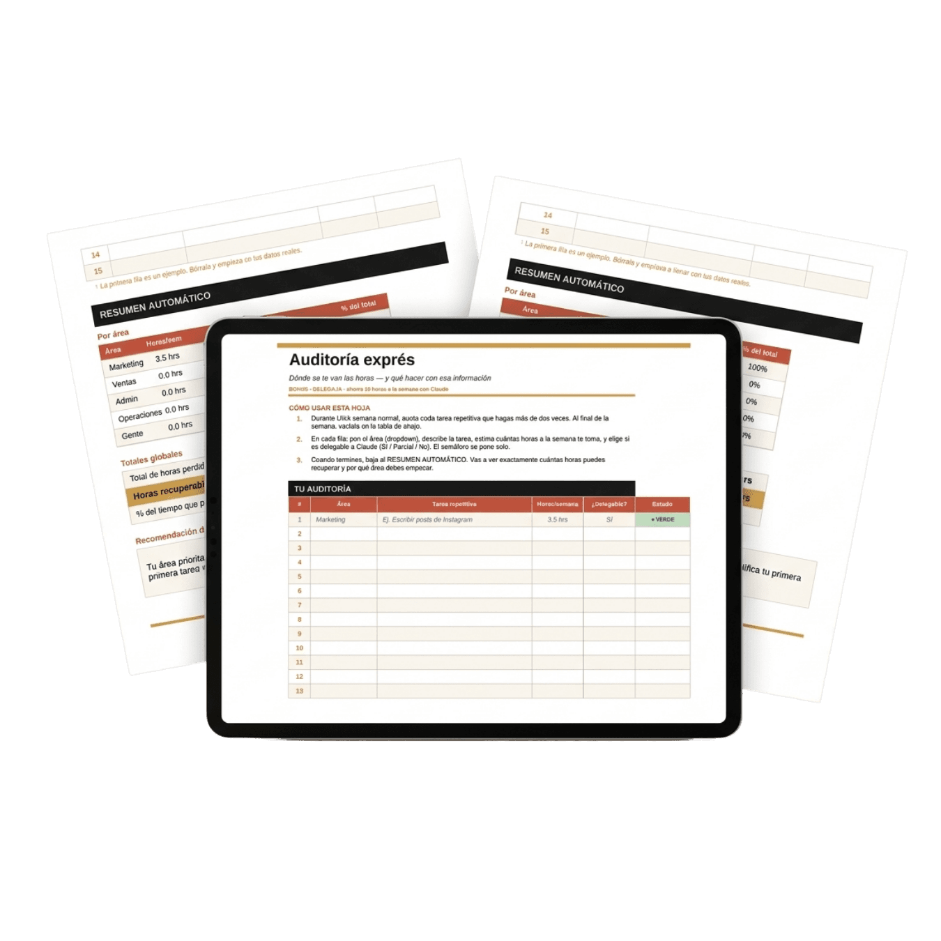 Auditoría exprés en Google Sheets