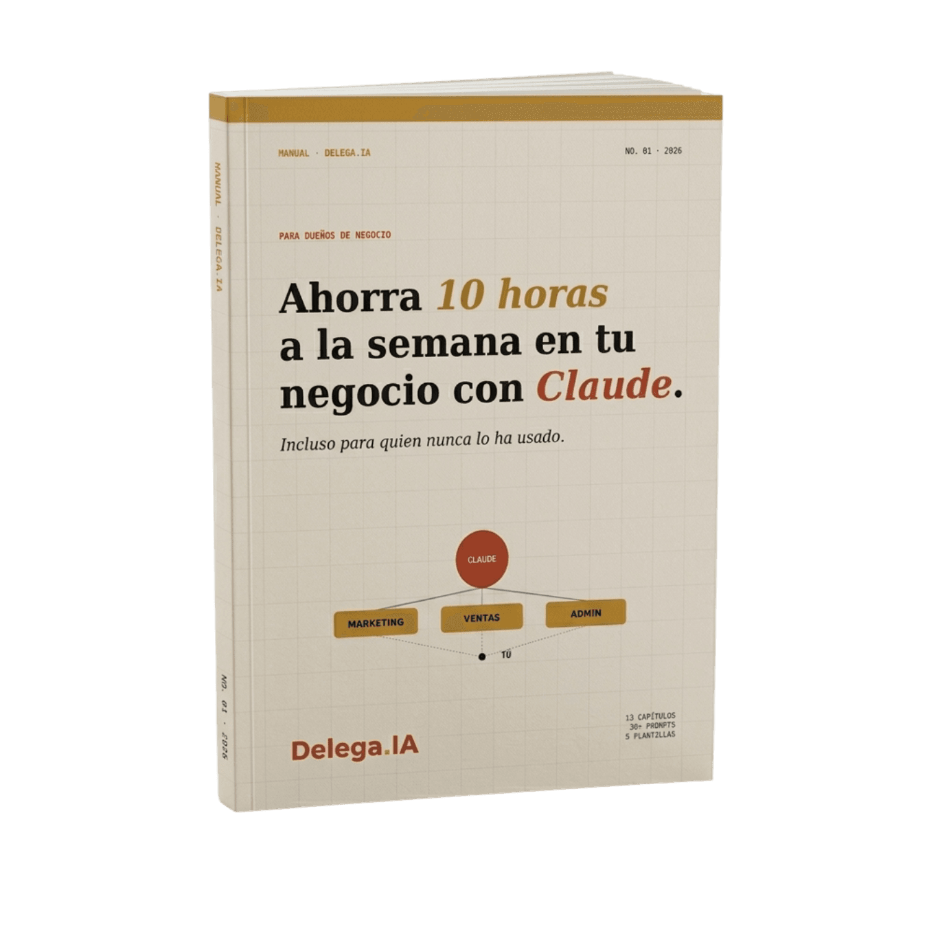 Portada del manual práctico de Claude IA